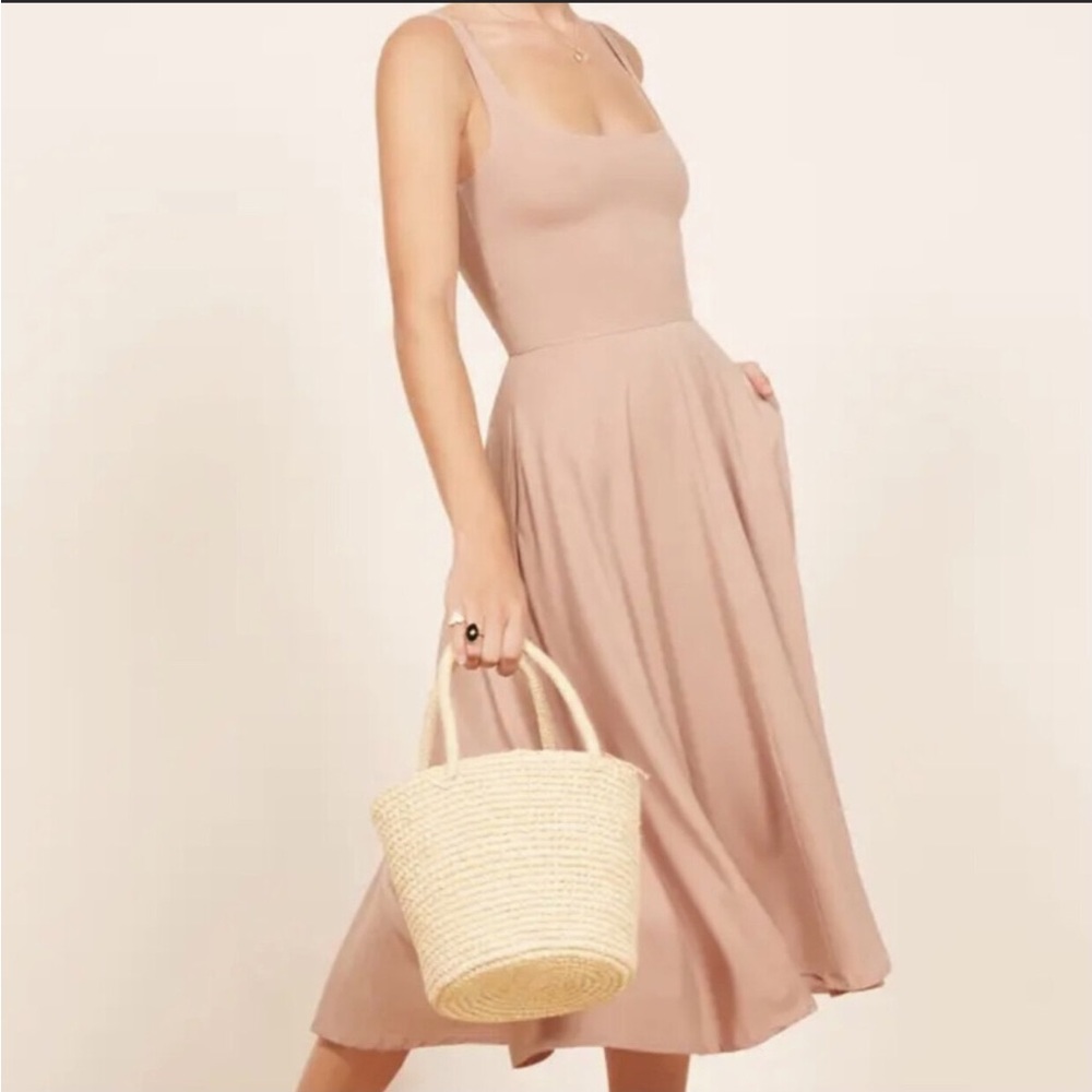 “Reformation Jean” Blush Rou Dress - XS